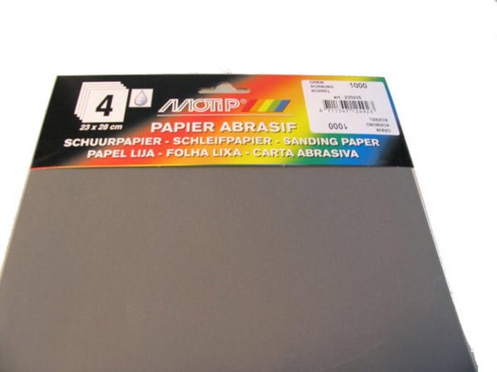 HPX Schleifpapier Pack 4 Stück - P1000