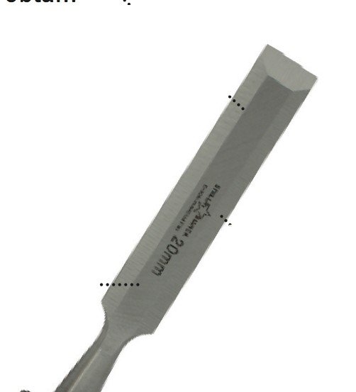 Meißel Flaches Modell 12 mm Schnittbreite