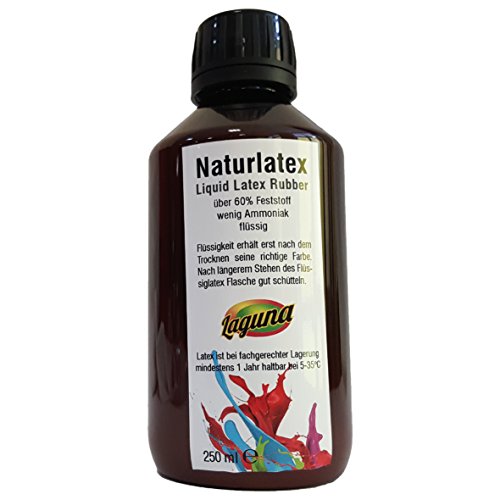 Flüssiglatex 250 ml Latexmilch, naturfarben, Naturgummi flüssig, Sockenstopp