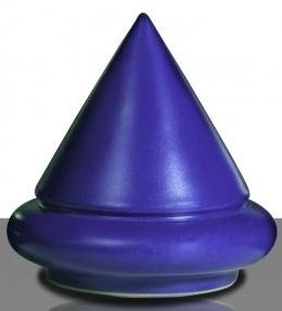 Blaue Satinglasur pulver 100 Gramm 1020 - 1080 ° C.