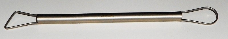 Mirette Draht Edelstahl mit Stahlschneide auf beiden Seiten 19cm LSS382