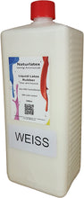 Lade das Bild in den Galerie-Viewer, Flüssiglatex WEISS 1 Liter Maskenbildner Basteln Latexmilch Latex 1000 ml vorgefärbt weiß
