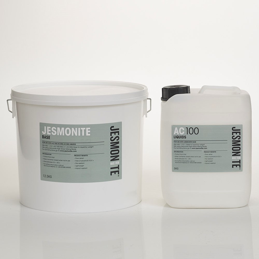 Jesmonite oder Acrylharz auf Wasserbasis wetterbeständig. Set von 70kg.