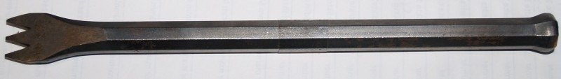 Zahneisen Geschmiedeter Stahl 3 Zähne 20 mm breit lang 210 mm schwer