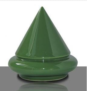 Glasurblatt grün glänzend 100 Gramm Pulver 1020 - 1080 ° C.