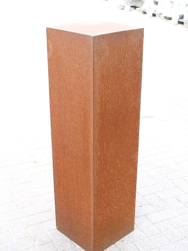 Acier Corten 2mm d'épaisseur 15x15x100cm