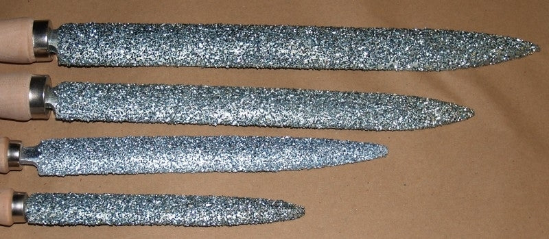 Hartmetall  bedeckte halbrundförmige Reibe mit einer Länge von 20 cm